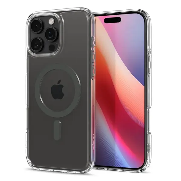 Spigen Ultra Hybrid Mag s MagSafe, iPhone 16 Pro, grafit
