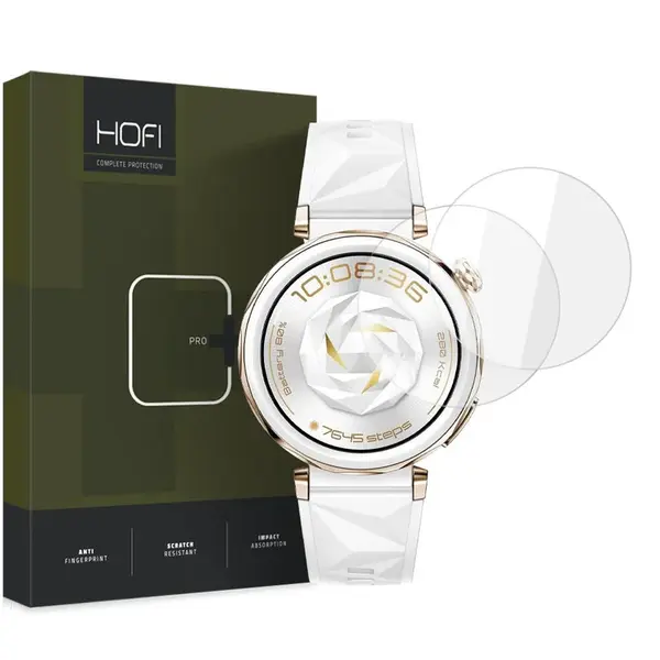 Hofi Pro+ Tvrzené sklo, Huawei Watch GT 5 Pro (42 mm), 2 kusy