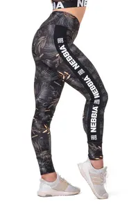 Nebbia High-waist performance legíny 567, L, černá