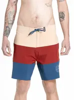 Meatfly pánské plavky Ernie Boardshorts 19" Navy / Latte | Modrá | Velikost S