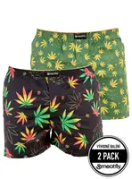 Meatfly pánské trenýrky Agostino F - Leafs | Mnohobarevná | Velikost M