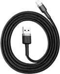 JP nylonový kabel USB na Lightning, 1 metr, černý