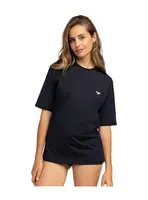 Roxy dámské tričko New Enjoy Waves Anthracite | Černá | Velikost XL