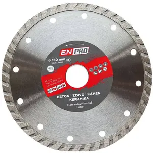 Kotouč diamantový turbo Ø 150 x 22.2 mm, ENPRO