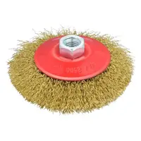 Kartáč miskový vlnitý, mosazný, 100 mm, M14, ENPRO