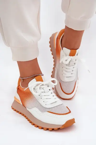 Kožené Sportovní Boty S Síťovinou Dámské Vinceza