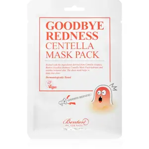 Benton Goodbye Redness Centella zklidňující plátýnková maska pro problematickou pleť, akné 10 ks