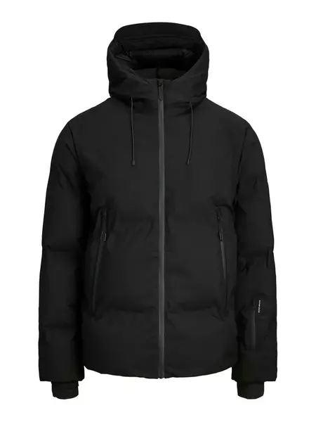 JACK & JONES Zimná bunda  čierna