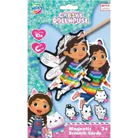 Magnetické vyškrabávací obrázky Gábinčin kouzelný domeček 10 ks