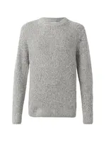 JACK & JONES Sveter 'JORBLEECKER'  čierna / šedobiela
