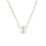 Zlatý náhrdelník so sladkovodnou perlou KLENOTA