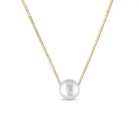 Zlatý náhrdelník so sladkovodnou perlou KLENOTA