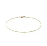 Náramek ze 14k žlutého zlata typu Singapur KLENOTA