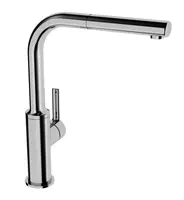 Hansa Ronda - Páková dřezová baterie, s vytahovací sprškou, chrom 54912273