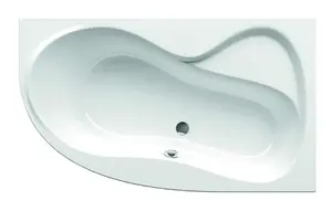 Ravak Rosa 95 - Vana rohová 160x95 cm, pravá, bílá C581000000