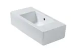 Duravit Vero - Umývátko 50x25 cm, bez otvoru pro baterii, alpská bílá 0703500000