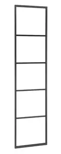 Sapho Ska - Držák ručníků opěrný 42x170 cm, černá mat SKA551