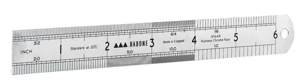 Stanley Příslušenství - Nerezové pravítko 150 mm 0-35-400
