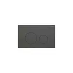 Geberit Sigma40 - Ovládání splachování, easy to clean, kartáčovaný černý chrom 115.628.QD.1