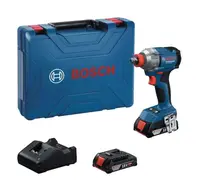 Bosch Nářadí - 18V AKU rázový utahovák, 2x aku 2,0 Ah GBA, nabíječka 06019N2122