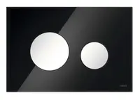 Tece TECEloop - Ovládání splachování, černé sklo/bílá 9240654