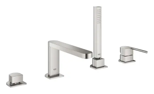 Grohe Plus - Baterie na okraj vany, 4-otvorová instalace, supersteel 29307DC3