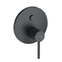 Kludi Bozz - Baterie pod omítku, pro 2 spotřebiče, matná černá 386633976