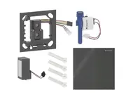 Geberit - Elektronické ovládání splachování pisoárů typ 40, síťové napájení, Bluetooth, sklo/černá 116.227.SJ.1