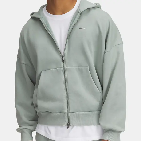 Pánská mikina Under Armour Icon HWT Fleece Wash FZ - Pánské
