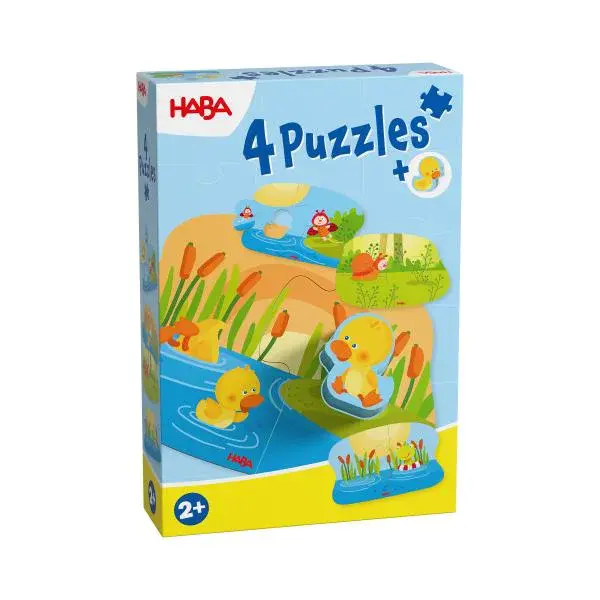 Haba Puzzle pro nejmenší Mládě zvířat 4 ks