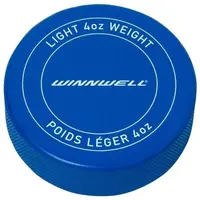 WINNWELL HOKEJOVÝ PUK JR  S LOGEM Hokejový puk, modrá, velikost