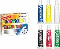 Temperové barvy set 6 ks 12ml