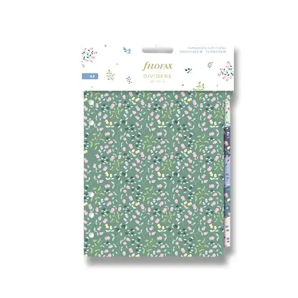 Rozřazovač Meadow - náplň A5 zápisníků Filofax Notebook