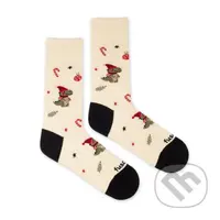 Detské ponožky Dinosaurus vianočný M (Unisex veľkosť M (veľkosť 27-30))