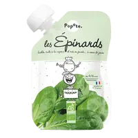 POPOTE Kapsička špenát 4m+ BIO 120 g