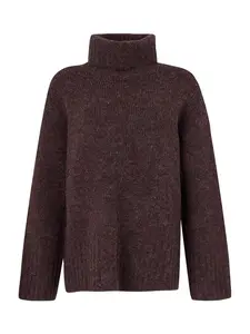 VERO MODA Sveter 'INGRID'  vínovo červená