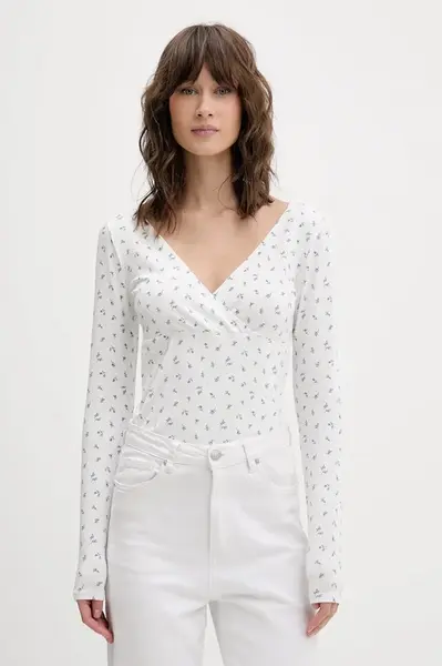 Tričko s dlhým rukávom Hollister Co.