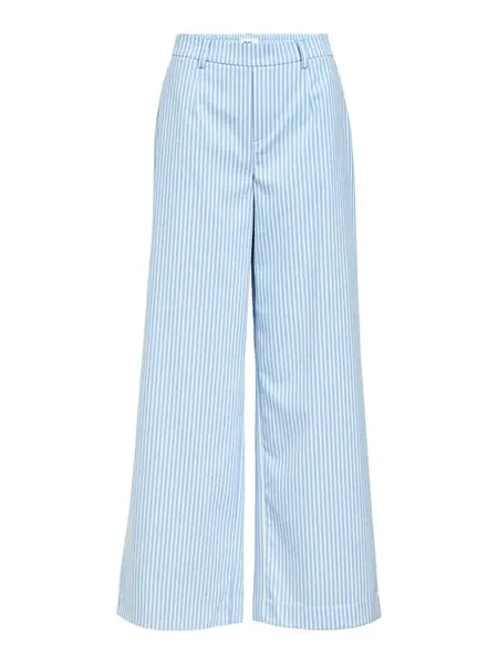 OBJECT Nohavice 'Lisa'  svetlomodrá / biela