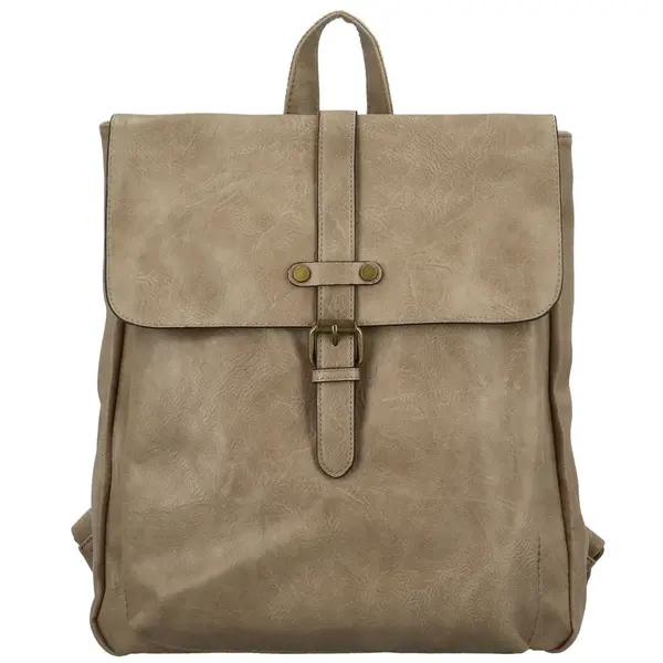 Dámsky batoh tmavo béžový - Paolo bags Vanetia