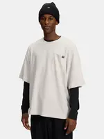 Pánské tričko Under Armour UA Rival Waffle Crew-WHT - Pánské