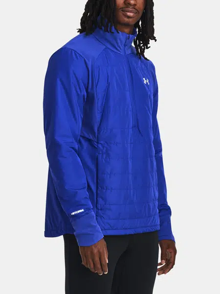 Modrá športová bunda Under Armour UA STRM SESSION RUN HZ JKT