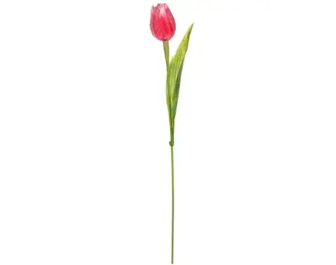 Umelá kvetina Tulipán 43 cm, červený%