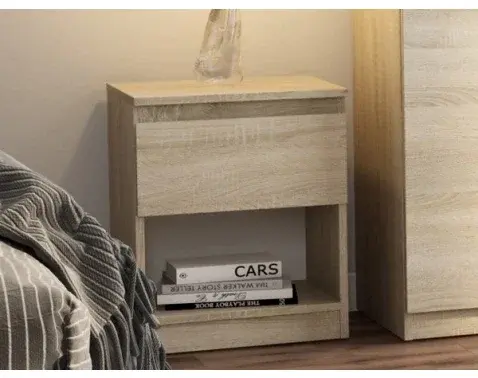 Skrinka/nočný stolík Carlos 40 cm, dub sonoma%