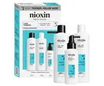 Sada pre mierne rednúce farbené vlasy Nioxin System 3 Trial Kit No.3 (99350180573) + darček zadarmo