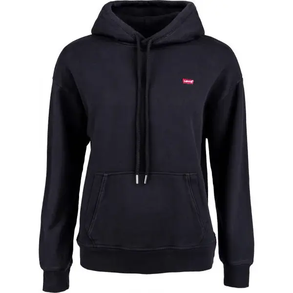 Levi's&reg; STANDARD HOODIE Dámska mikina, čierna, veľkosť