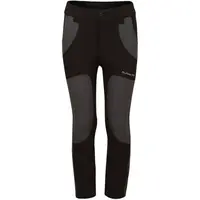 ALPINE PRO BRENO Detské softshellové nohavice, čierna, veľkosť 128-134