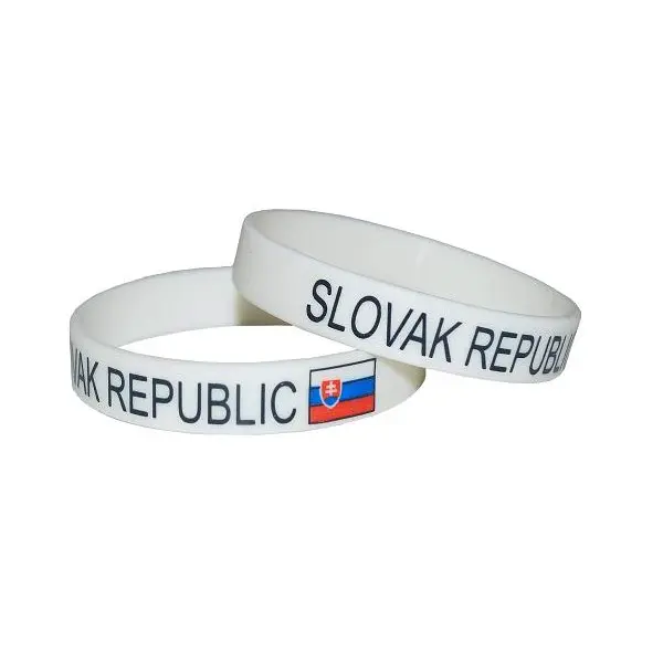 SPORT TEAM NÁRAMOK SILIKÓN SR 2 Silikónový náramok, biela, veľkosť