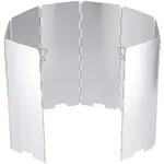 NILS CAMP NC1745 Skladacíe závetrie pre kempingový varič, strieborná, veľkosť