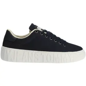 Tommy Hilfiger TOMMY JEANS CANVAS OUTSOLE Pánske nízke tenisky, tmavo modrá, veľkosť