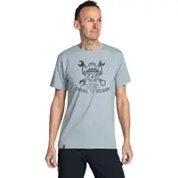 KILPI SKULLY Pánske bavlnené tričko, sivá, veľkosť